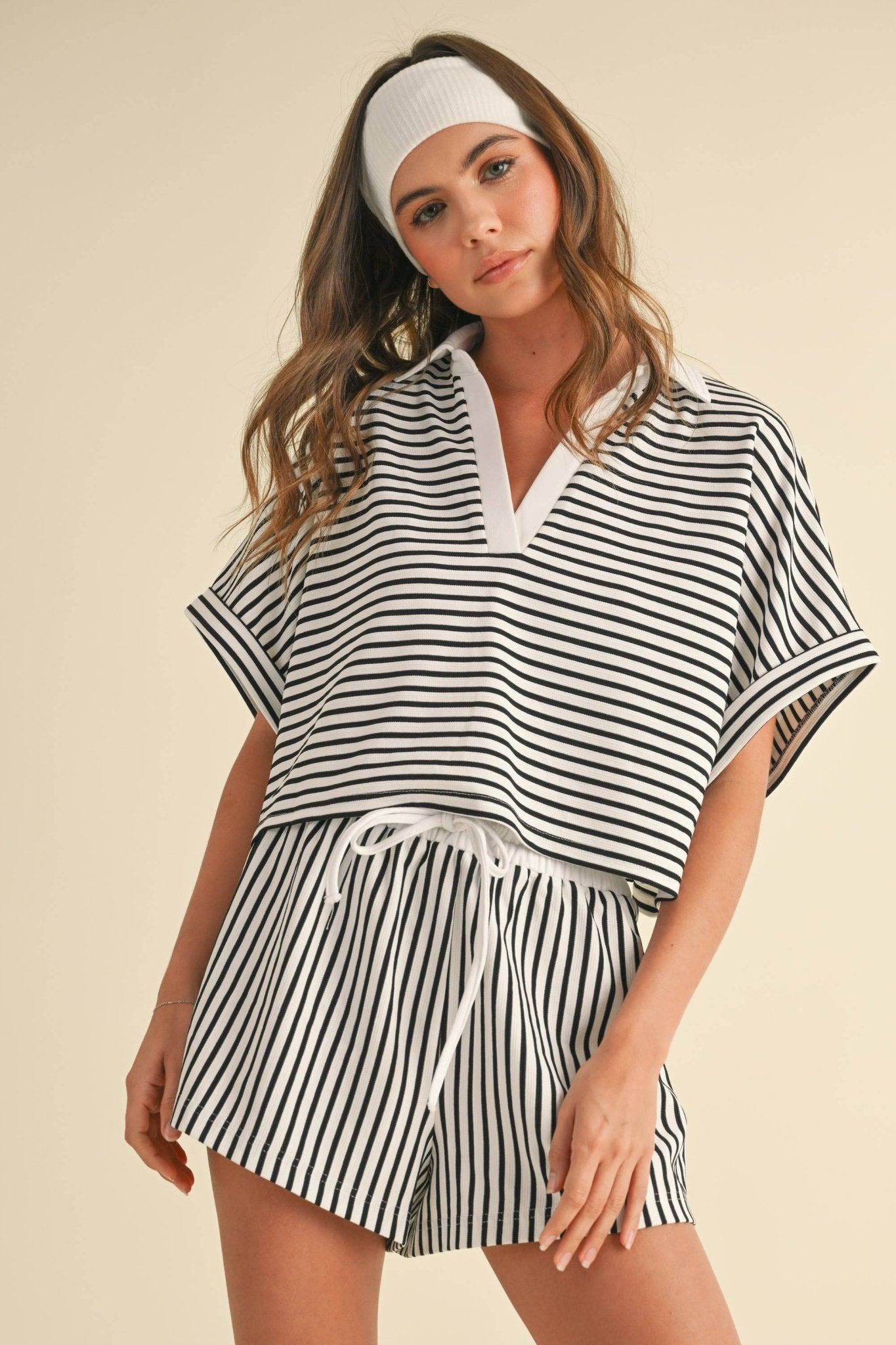 Gabriella Striped Set - SPARROW