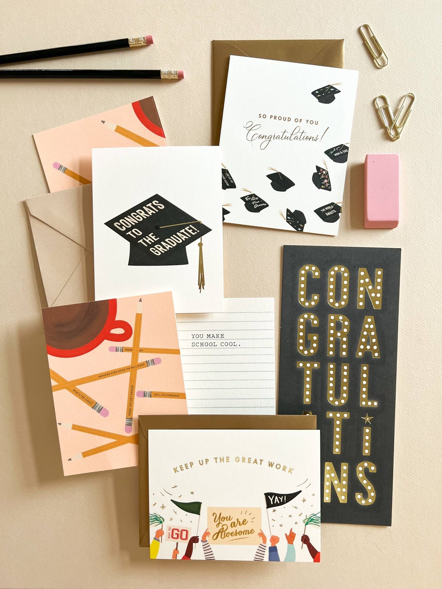 Graduate Hat Graduation Greeting Card - SPARROW