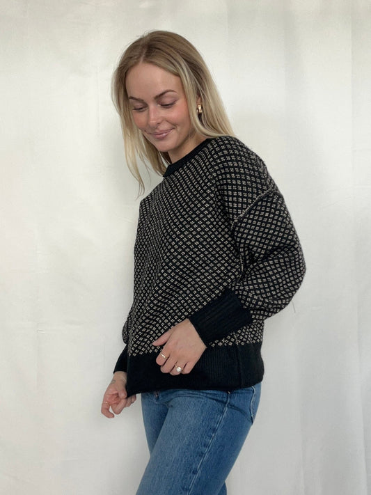 Gwen Sweater - Black - SPARROW