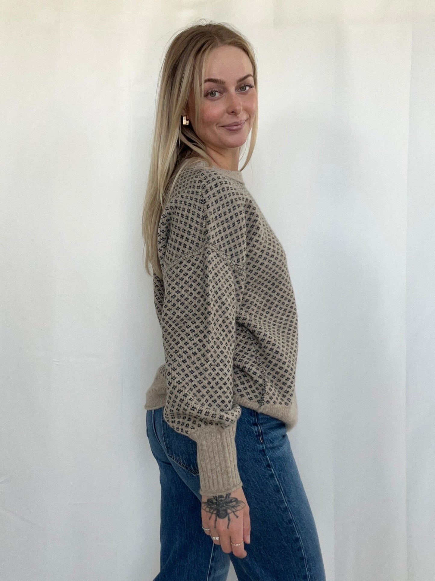 Gwen Sweater - Khaki - SPARROW