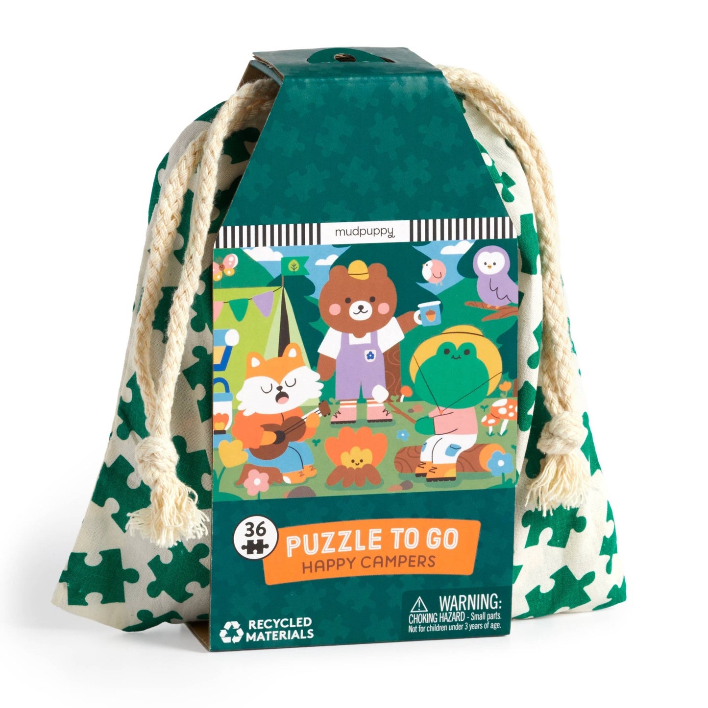 Happy Campers 36 Piece Puzzle to Go - SPARROW