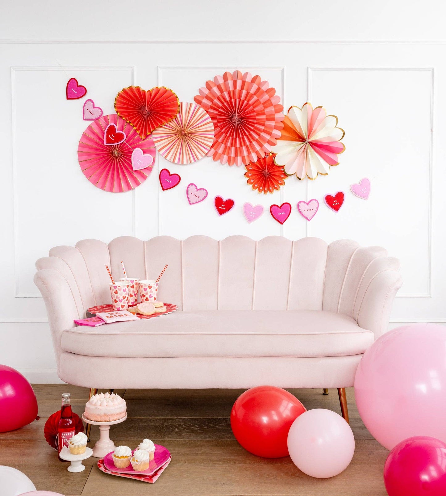 Heart You Paper Fan Set - SPARROW