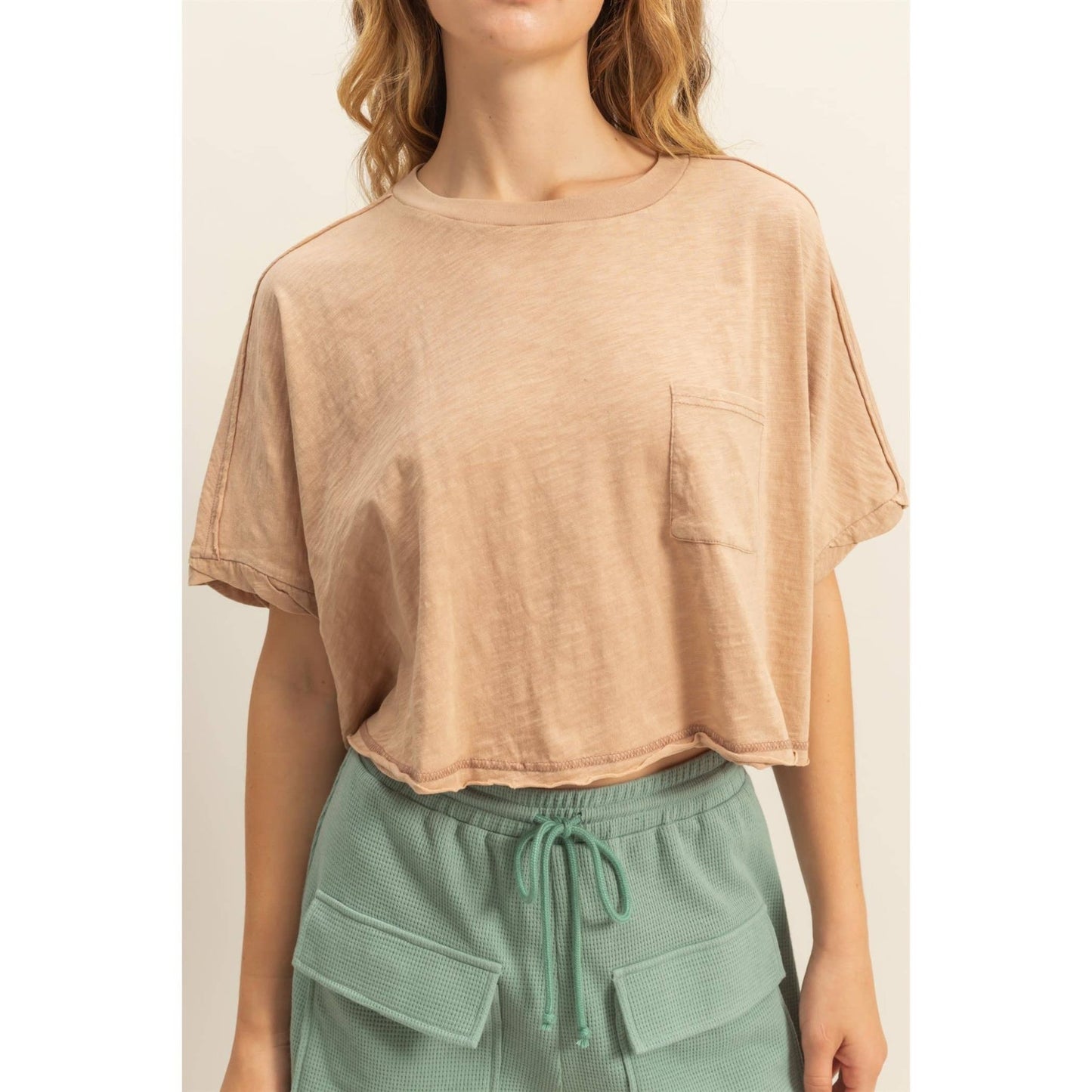 Indy Tee - Tan - SPARROW