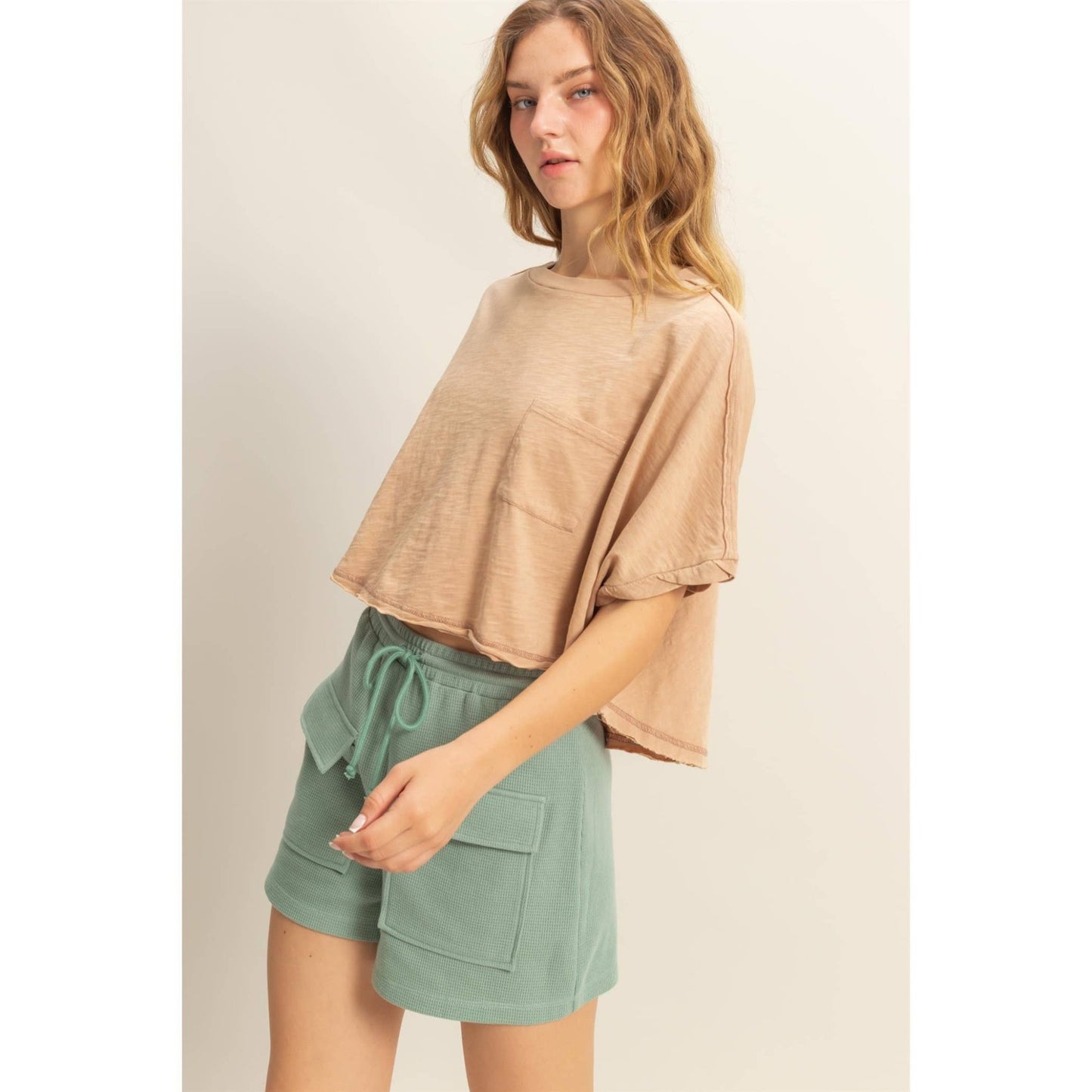 Indy Tee - Tan - SPARROW