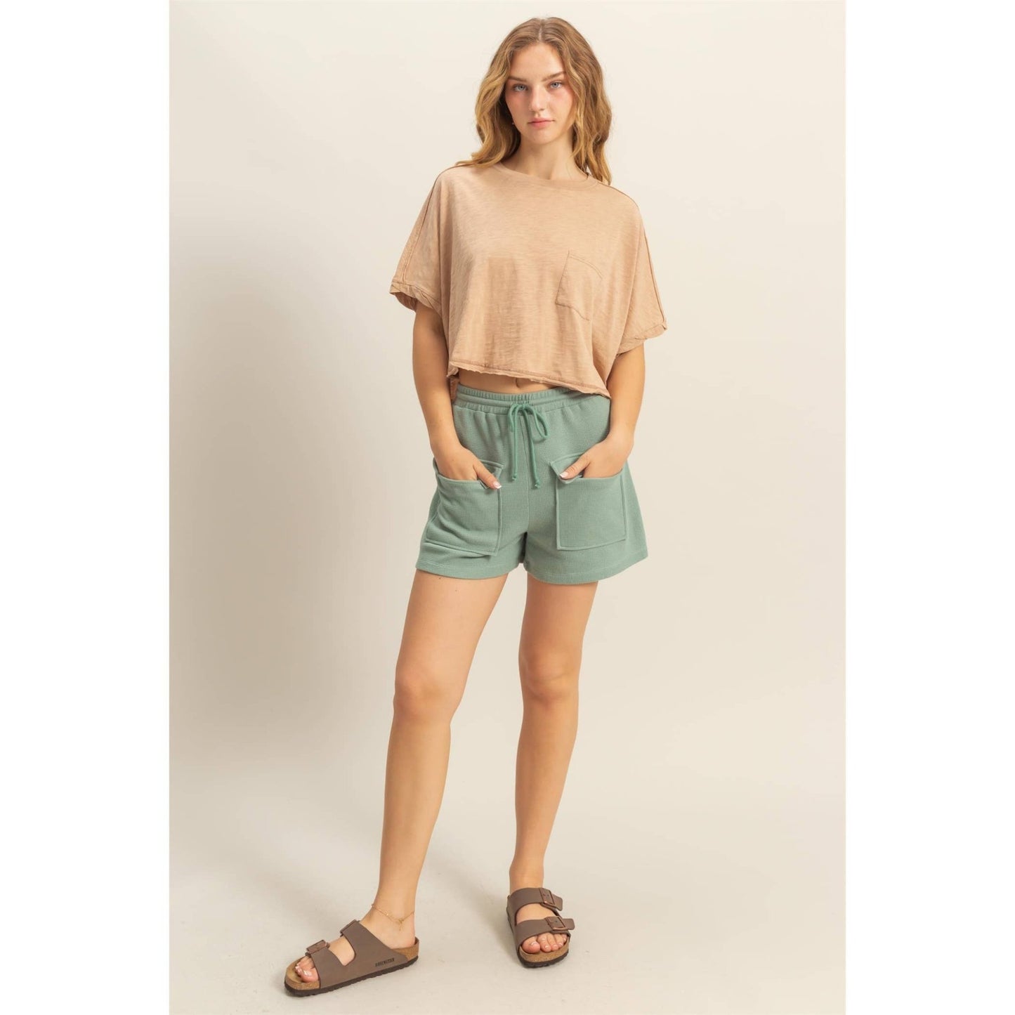 Indy Tee - Tan - SPARROW