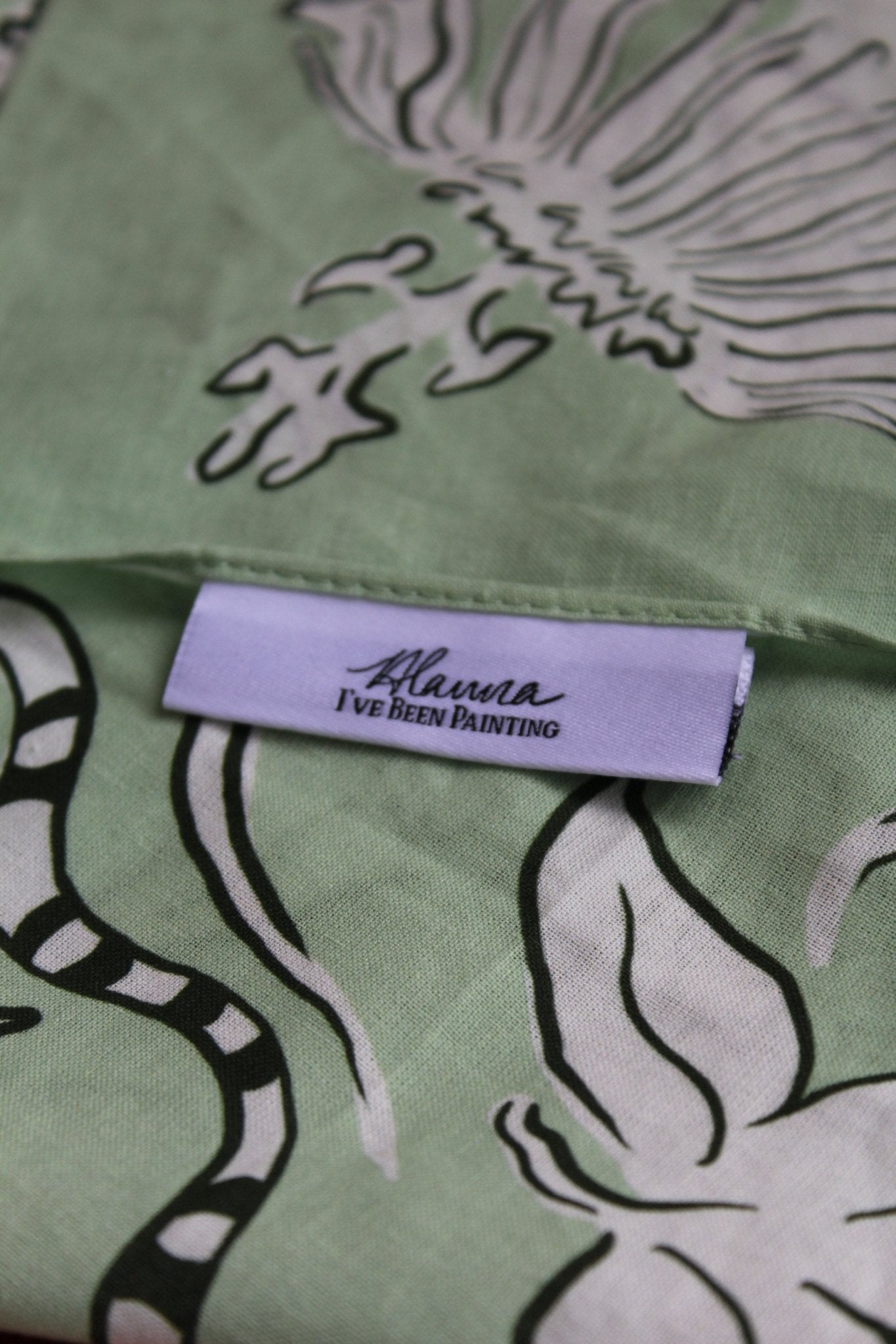 Ivebeenpainting Mustard Copperhead and Cicadas Bandana - SPARROW