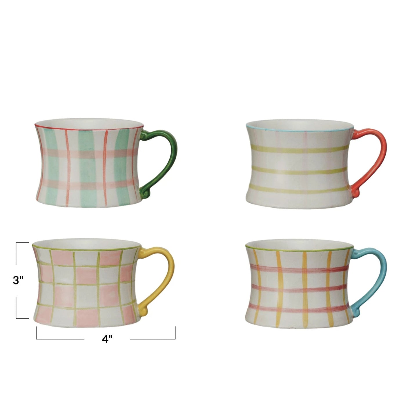 Jewel Mug - Red/Orange Handle - SPARROW