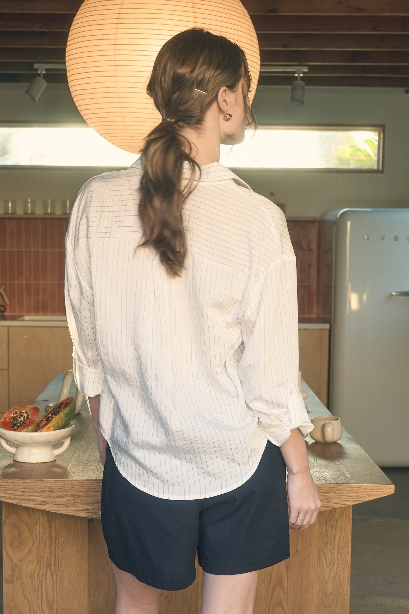 Juliet Button Up Top - SPARROW