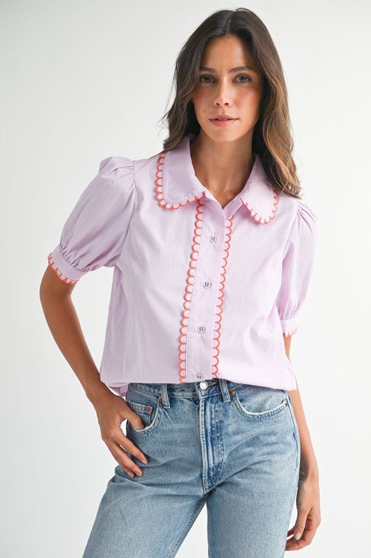 June Blouse - SPARROW