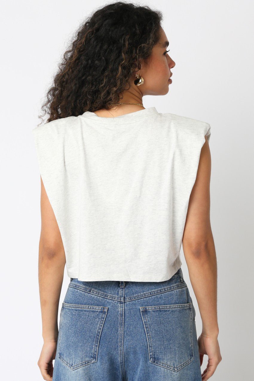 Lila Crop Top - White Version - SPARROW