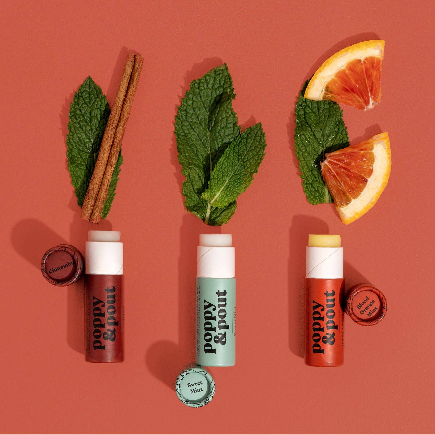 Lip Balm, Blood Orange Mint - SPARROW