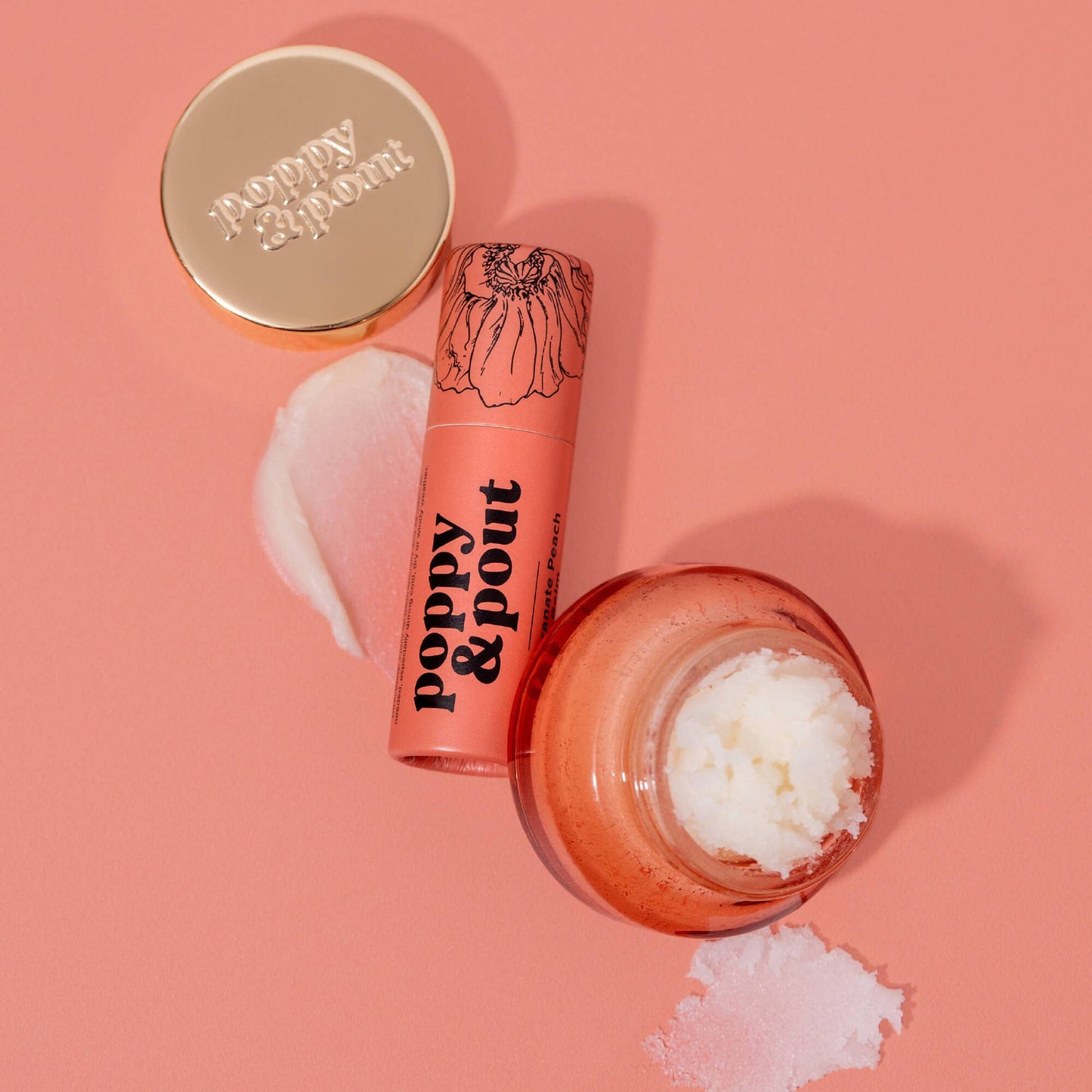 Lip Care Duo, Pomegranate Peach - SPARROW