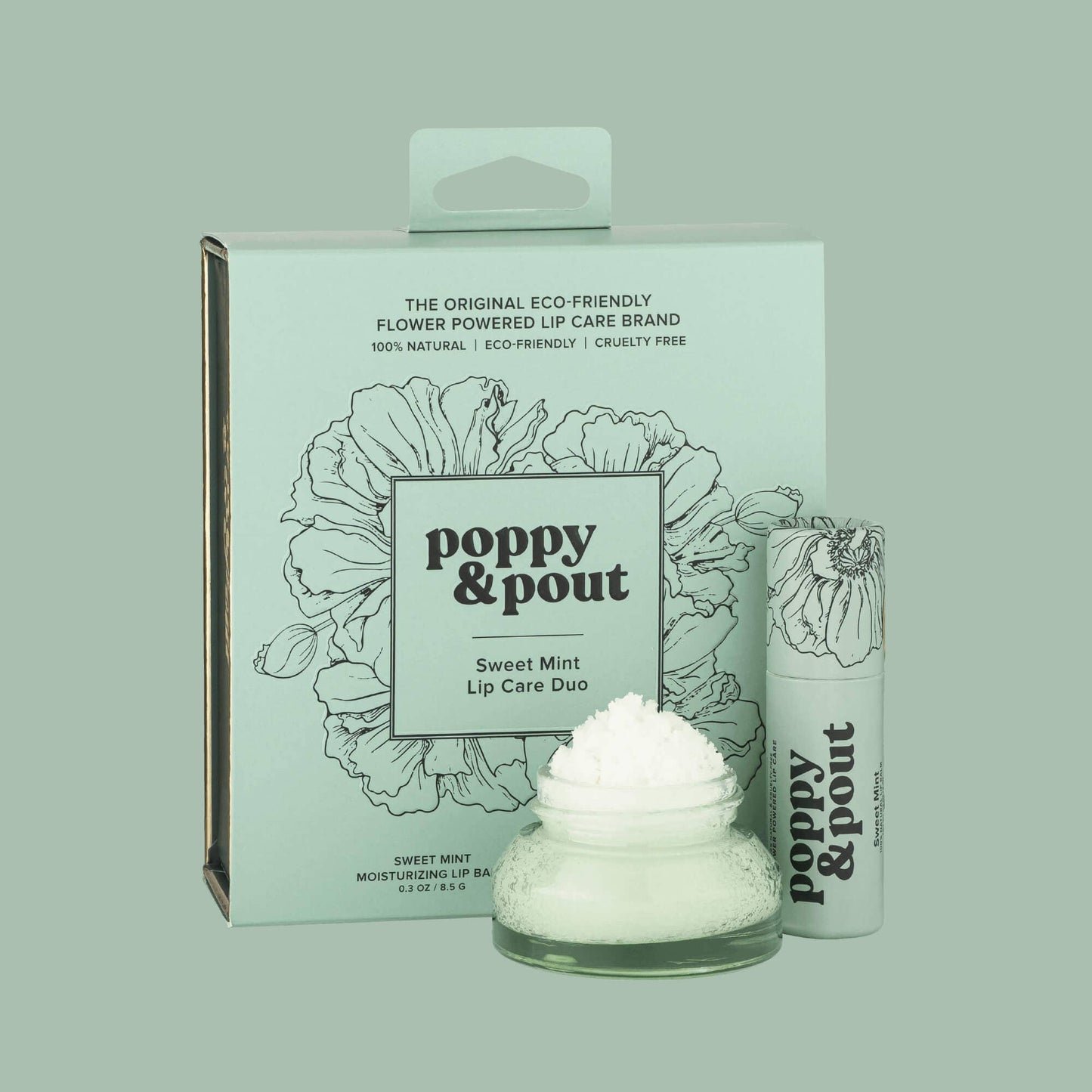 Lip Care Duo, Sweet Mint - SPARROW