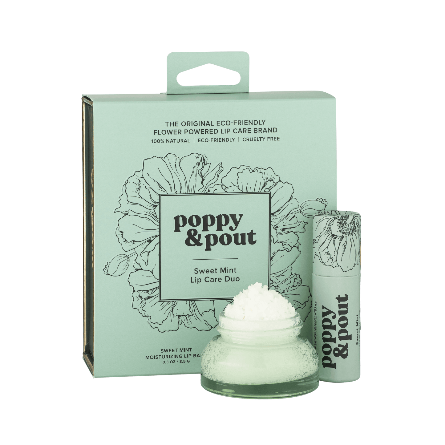 Lip Care Duo, Sweet Mint - SPARROW