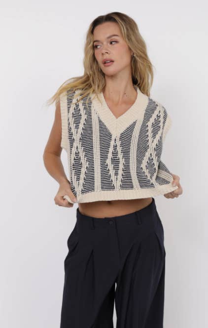 Macy Sweater Vest - SPARROW
