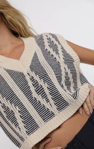 Macy Sweater Vest - SPARROW