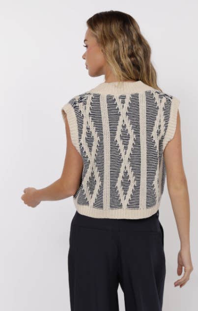 Macy Sweater Vest - SPARROW