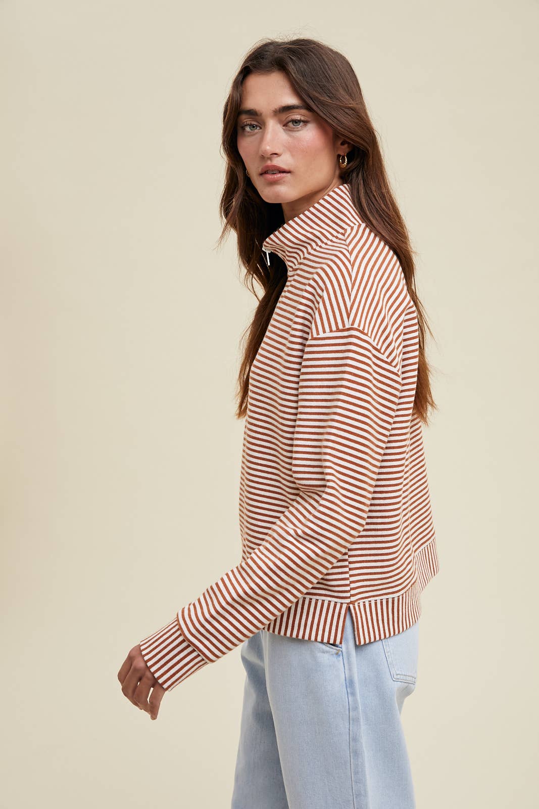 Mary Alice Pullover - Rust - SPARROW