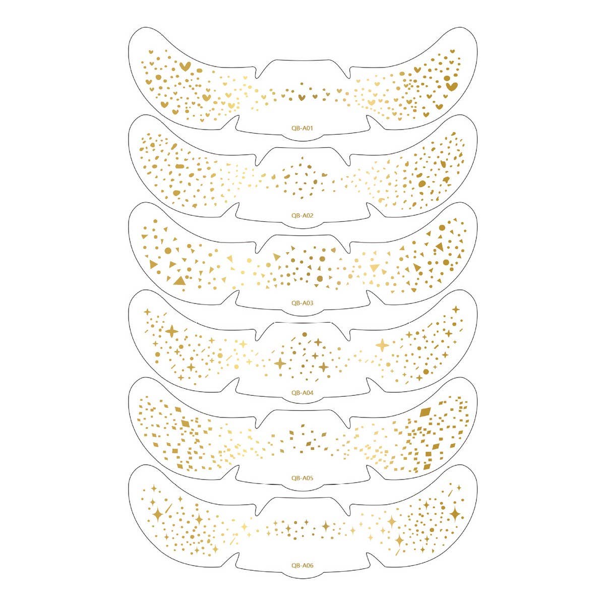 Metallic Freckle Tattoos - Multi Color - SPARROW