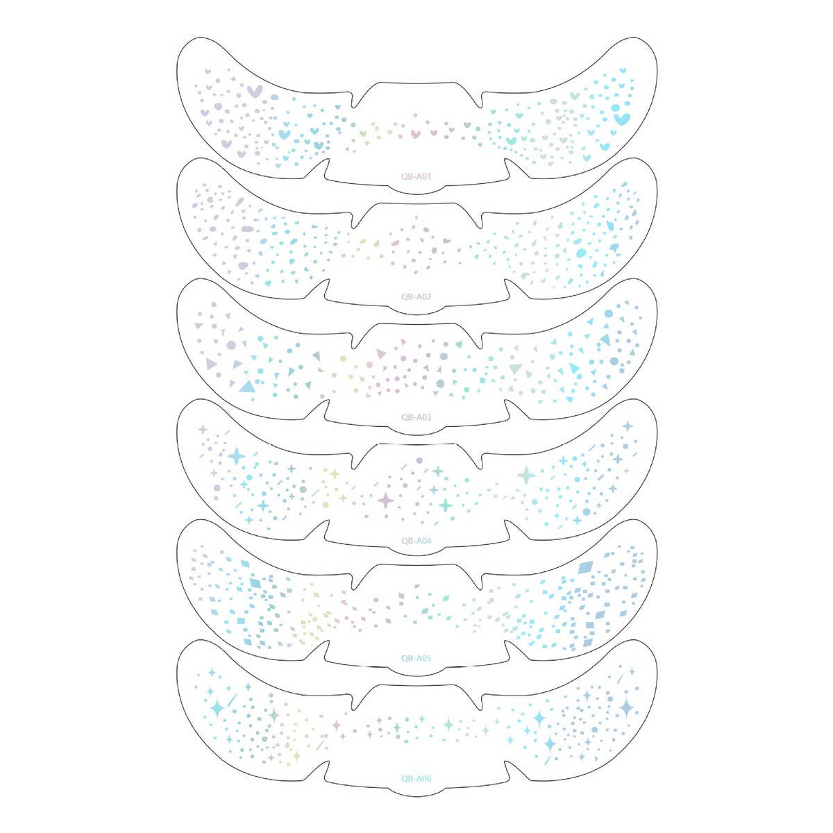 Metallic Freckle Tattoos - Multi Color - SPARROW