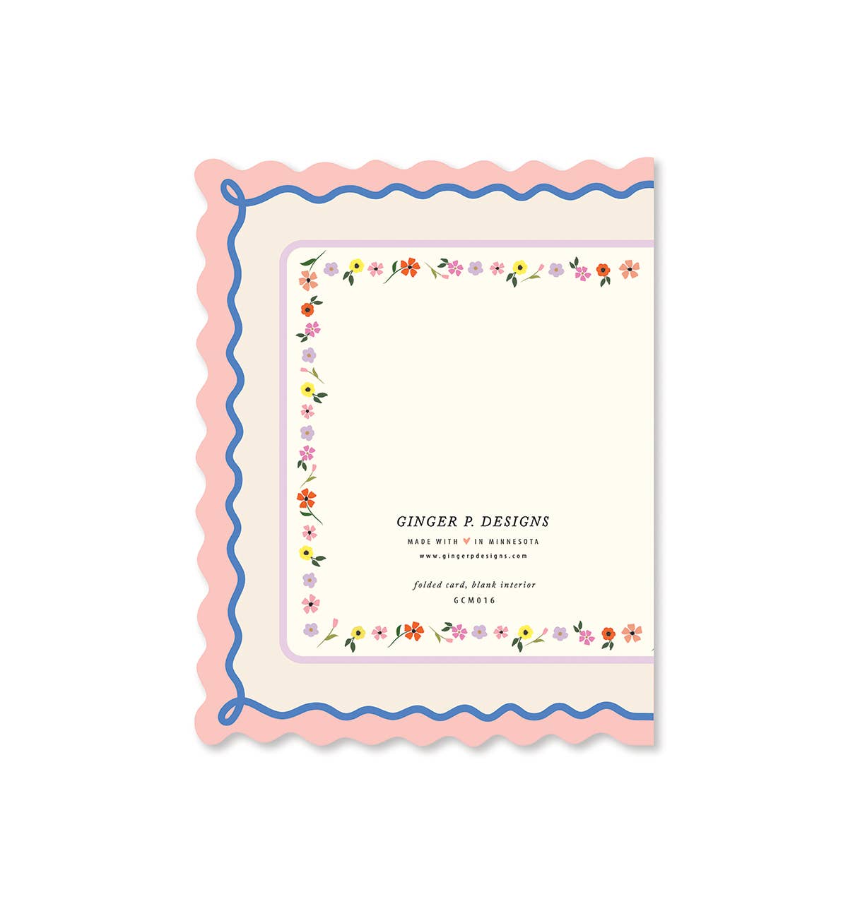 Mother's Day Scallop Greeting Card - SPARROW