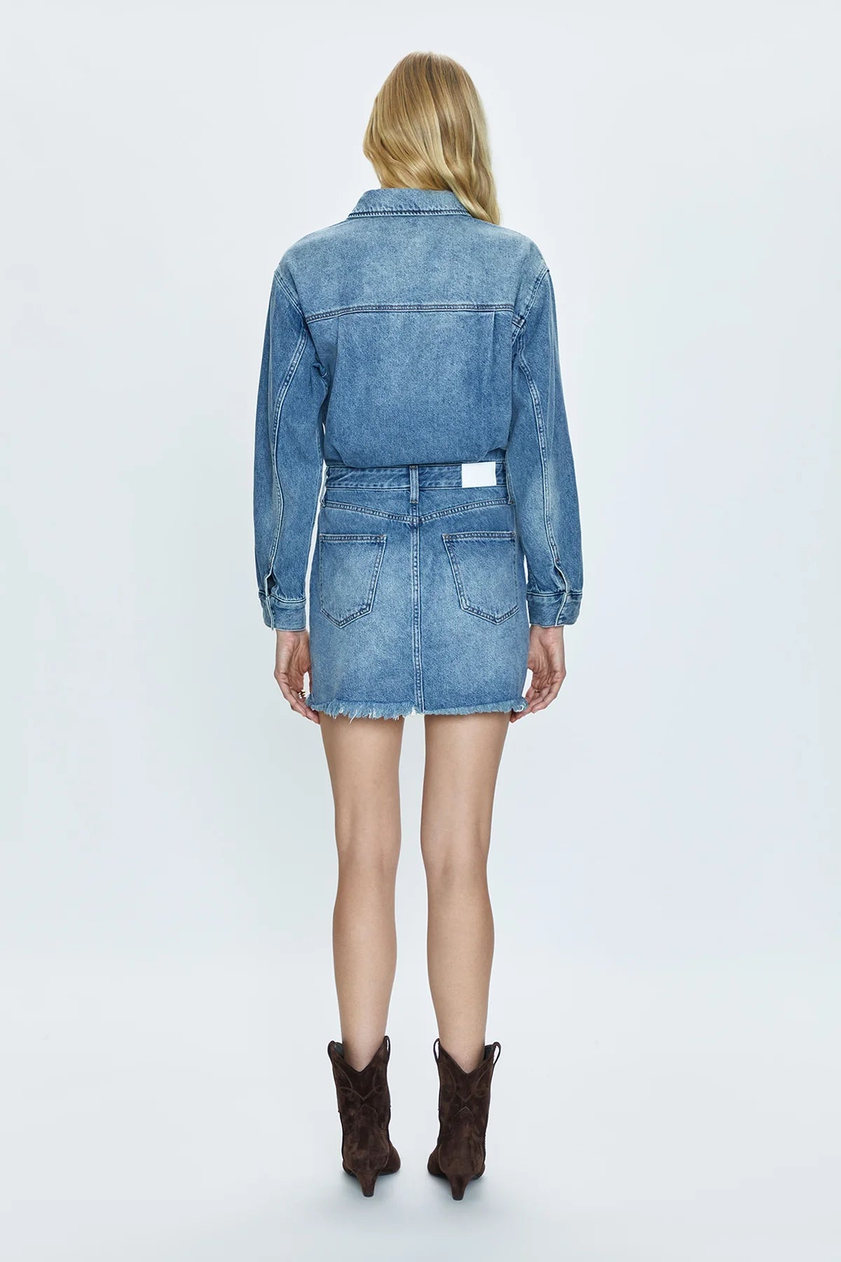 Nina Long Sleeve Mini Dress - Cara - SPARROW