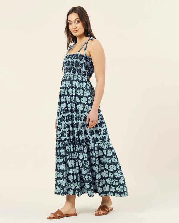 Omika Lana Maxi Dress Akola Storm - SPARROW