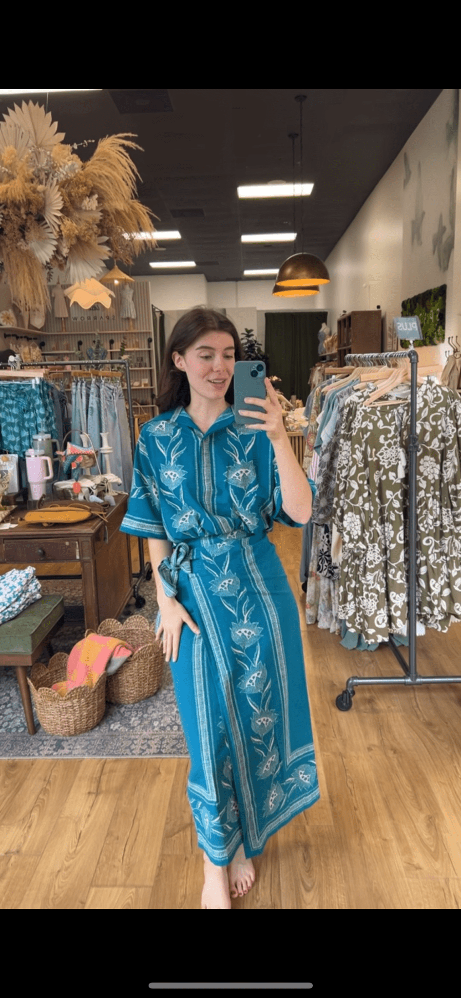 Omika Tola Blouse - Cecile Dragonfly - SPARROW