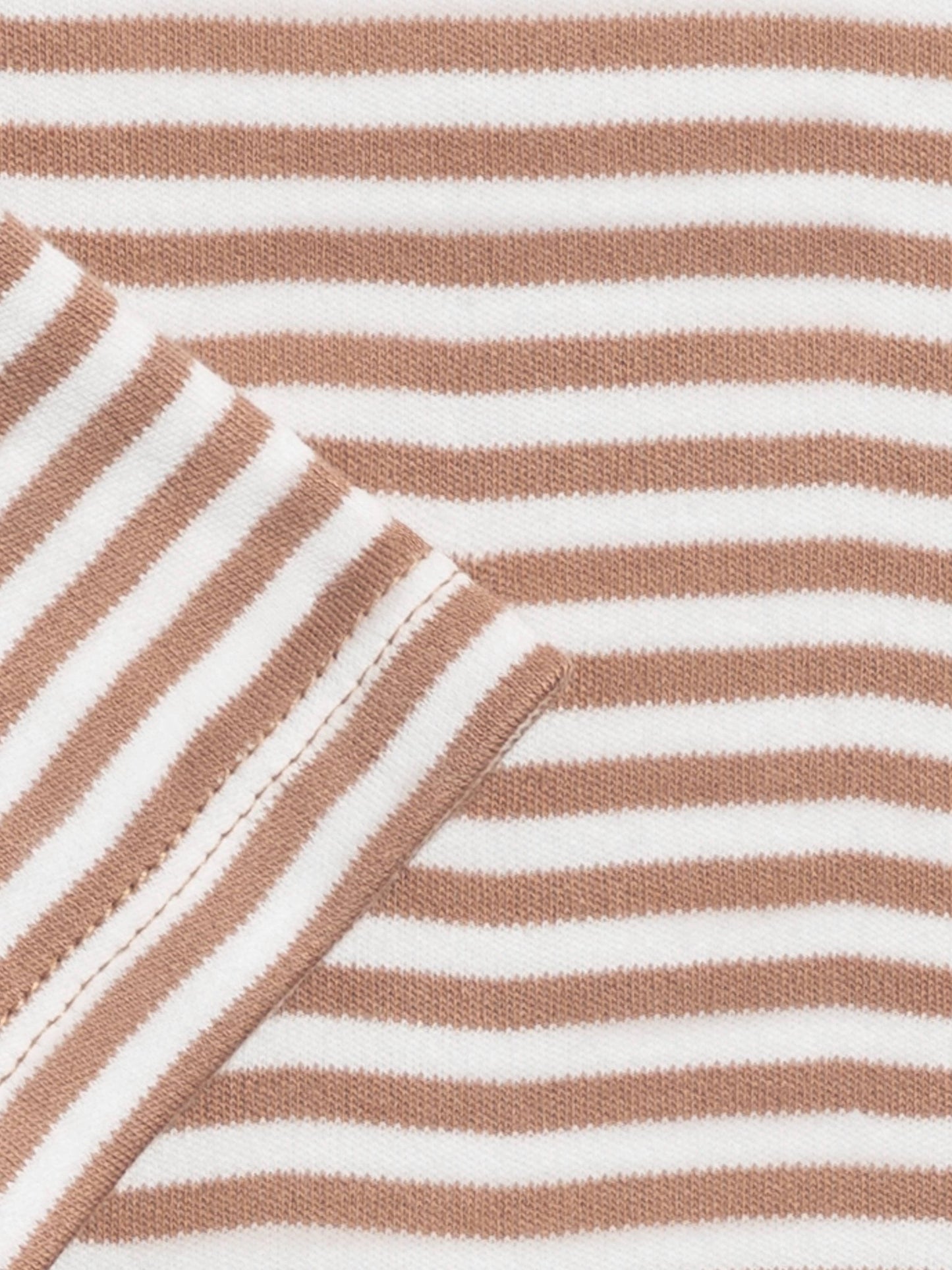 Organic Baby River Bodysuit - Truffle Stripe - SPARROW