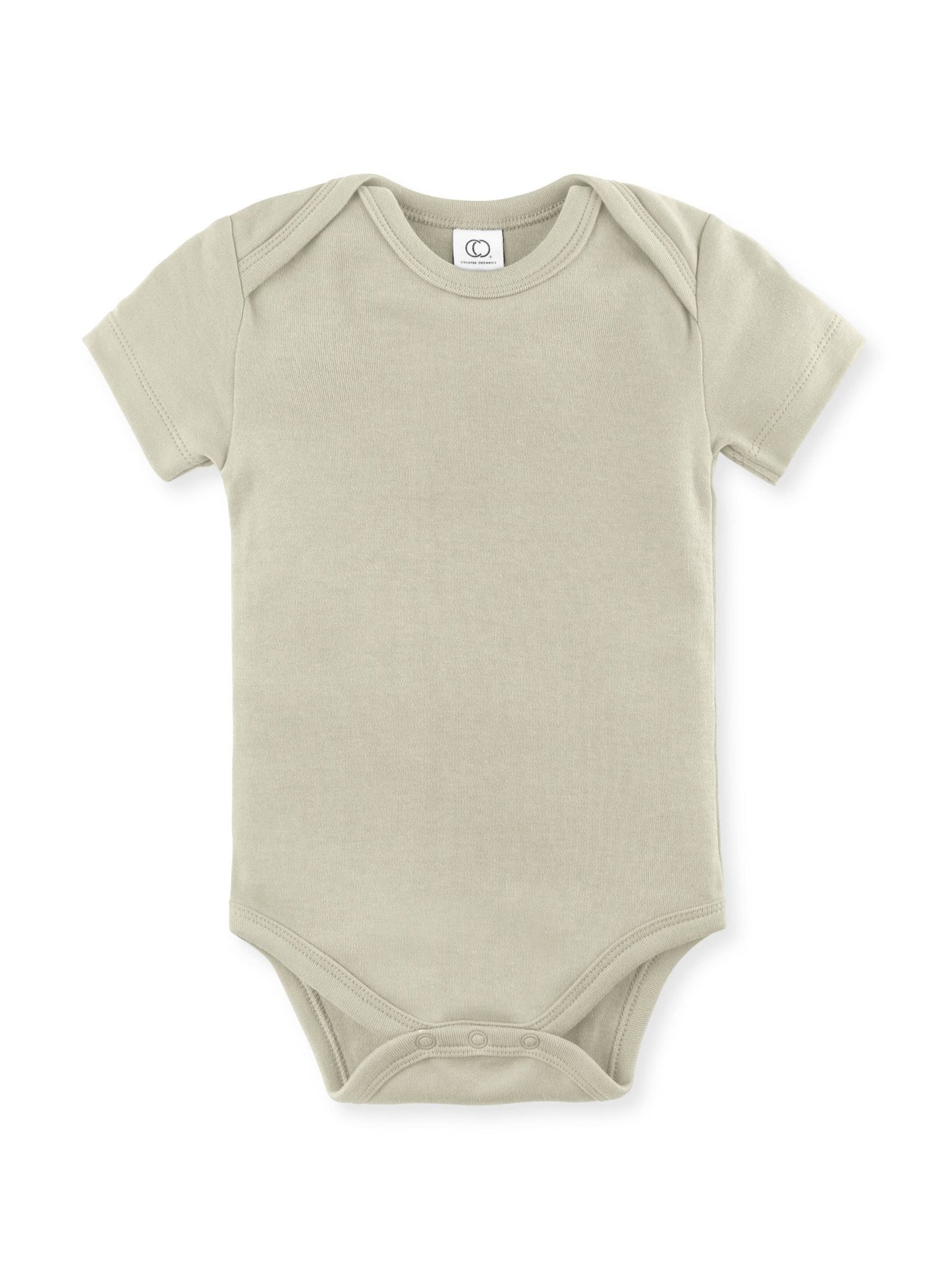 Organic Baby Short Sleeve Classic Bodysuit - SPARROW