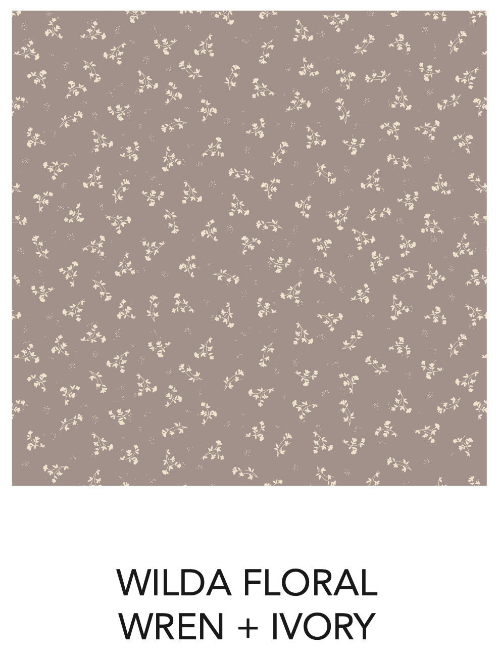 Organic Baby Swaddle Blanket - Wilda Floral / Wren - SPARROW