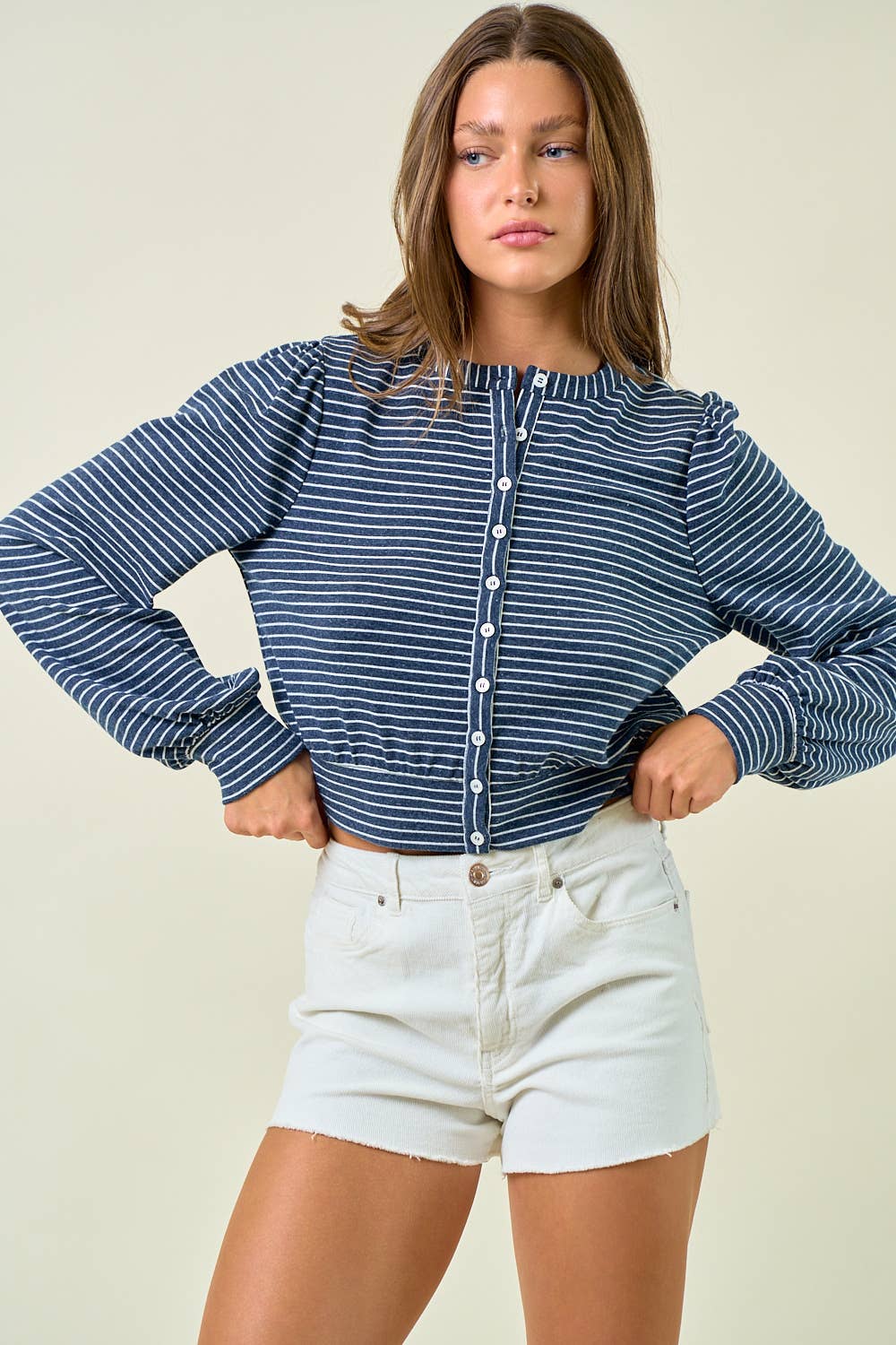 Owen Top - Indigo - SPARROW