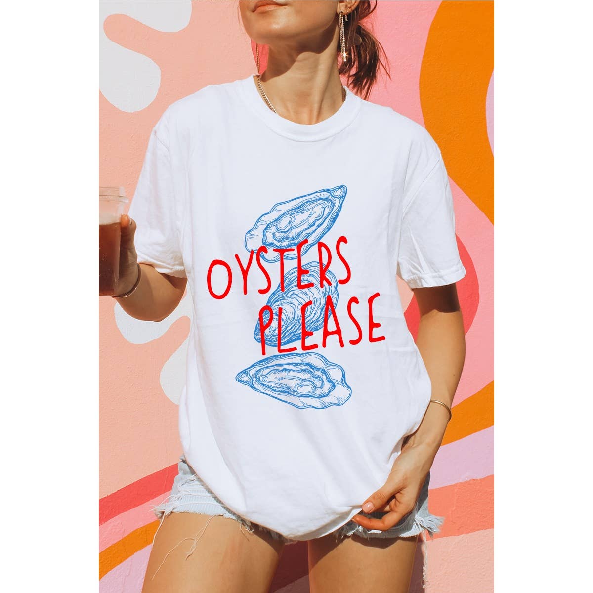 Oysters Please Tee - SPARROW