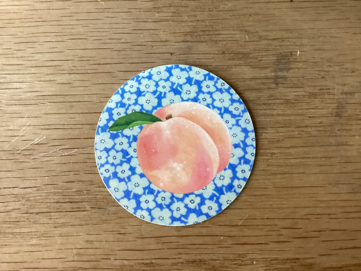 Peach sticker - SPARROW