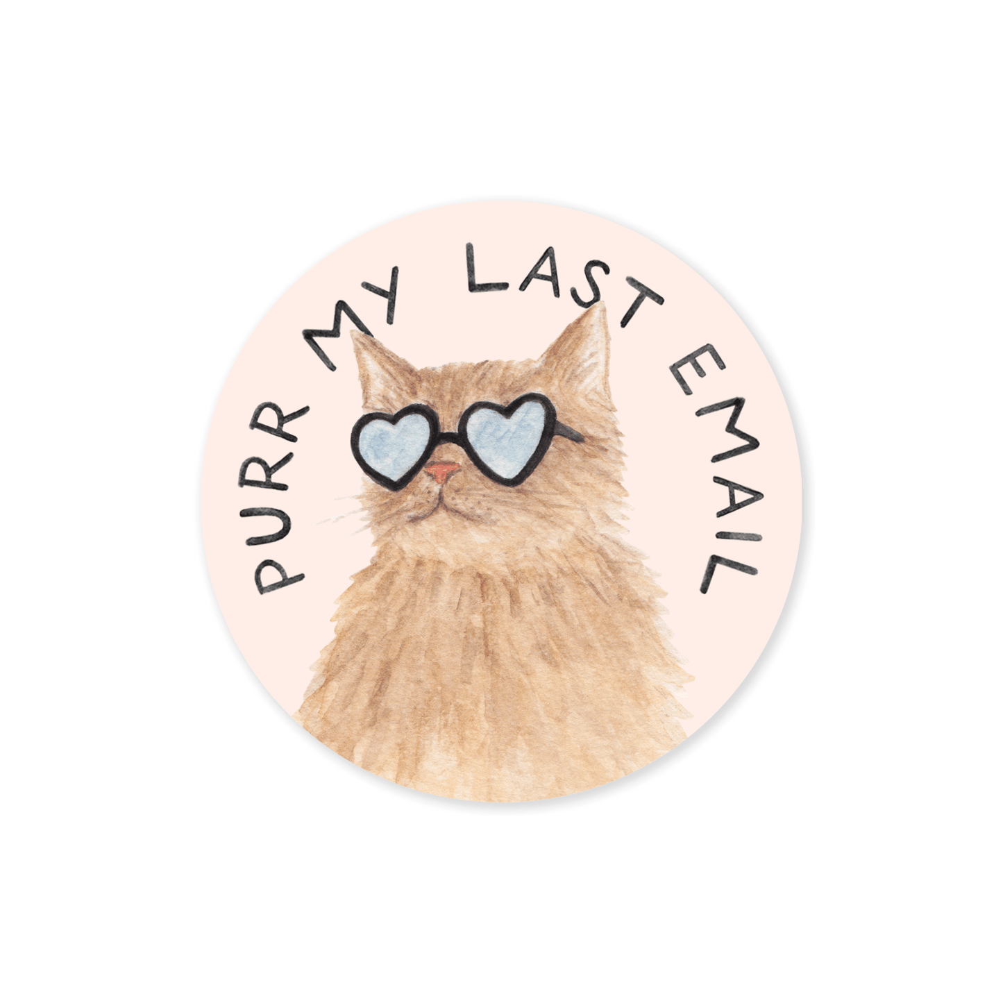 Per My Last Email — Sassy Cat Pun Sticker - SPARROW