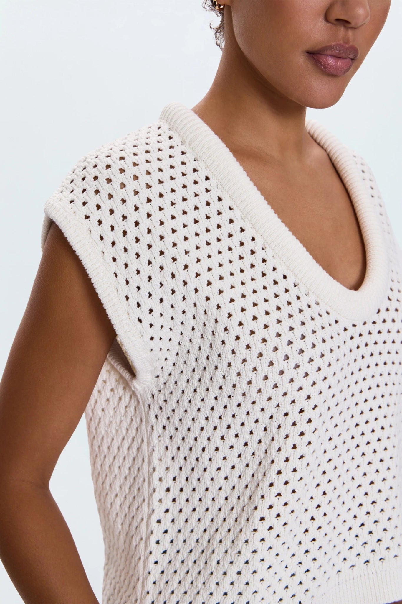 Pistola Beck Knit Top - Le Blanc - SPARROW