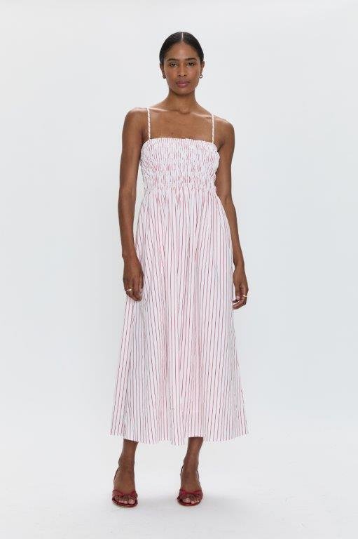 Pistola Bianca Stripe Dress - SPARROW