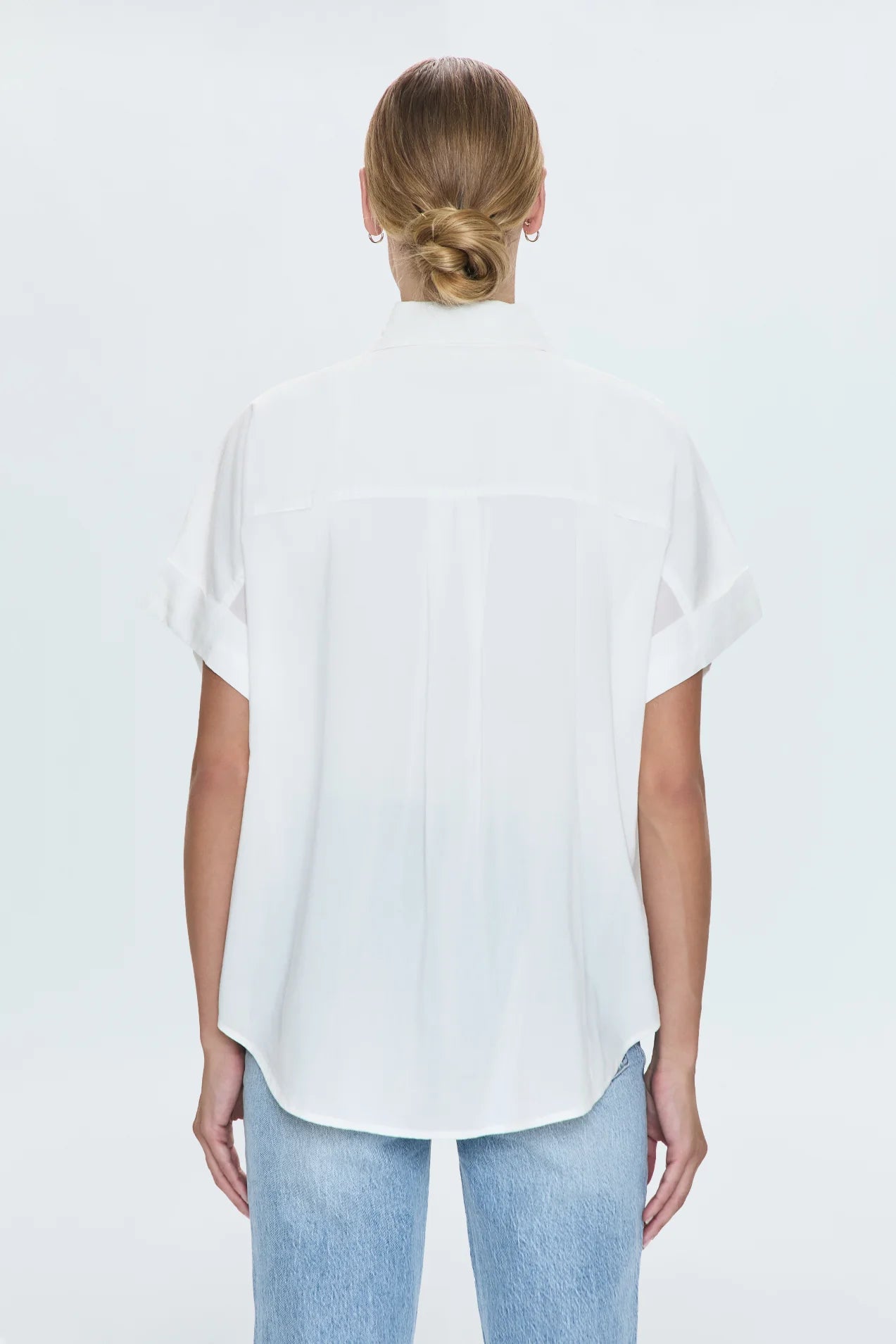 Pistola Donnie Short Sleeve Button Up - Le Blanc - SPARROW