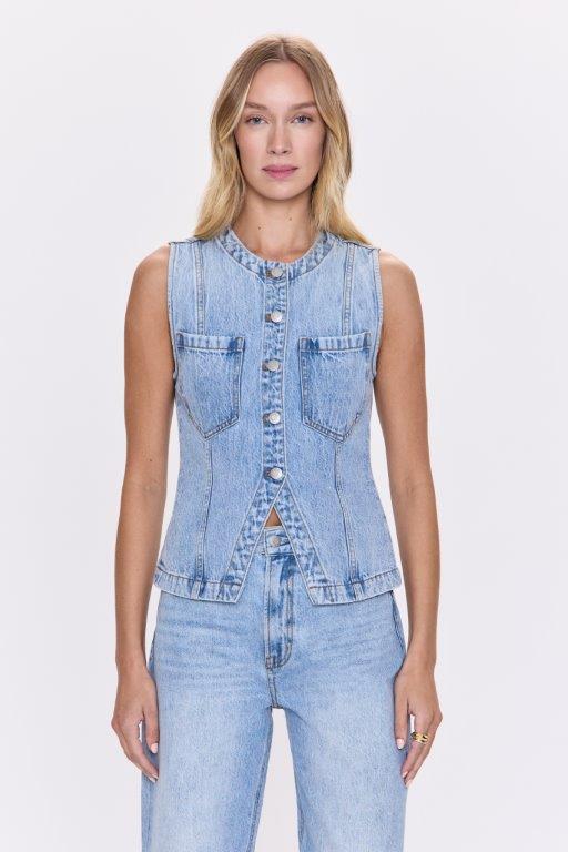 Pistola Gia Denim Top - SPARROW