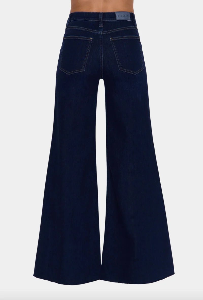 Pistola Izzy Mid Rise Wide Leg Denim - Tristesse - SPARROW