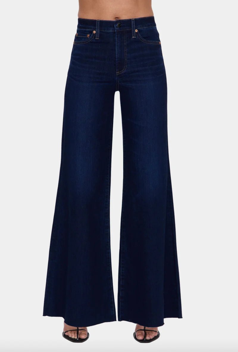 Pistola Izzy Mid Rise Wide Leg Denim - Tristesse - SPARROW