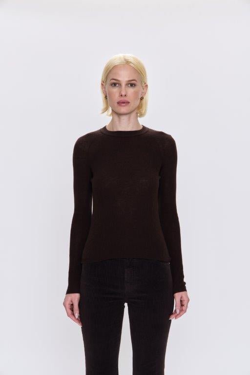 Pistola Juno Feather Weight Sweater - Mocha - SPARROW