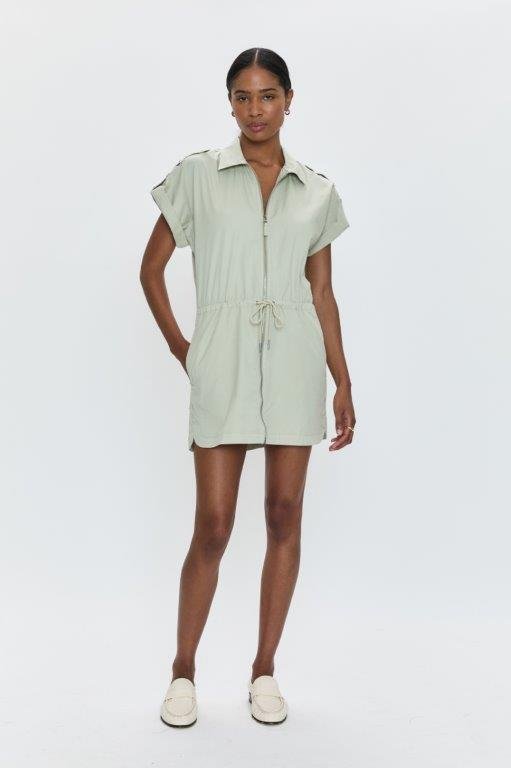 Pistola Meg Dress - Pistachio - SPARROW