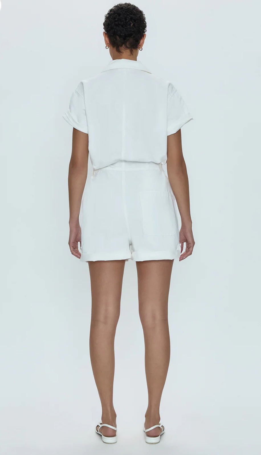 Pistola Parker Romper - Ecru - SPARROW