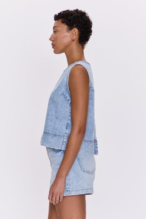 Pistola Rue Pop Over Swing Shirt - SPARROW