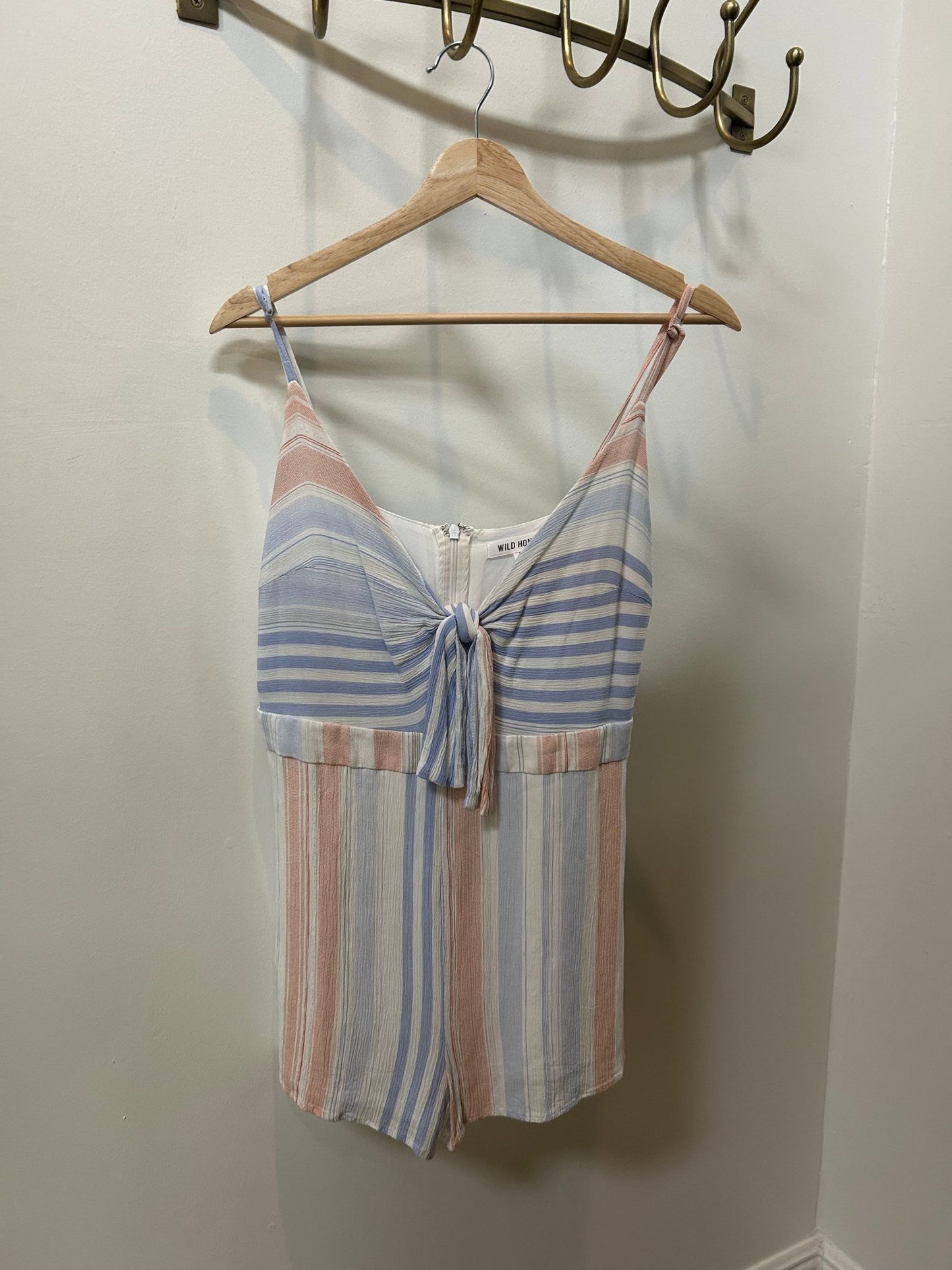 Pre loved wild honey romper - SPARROW