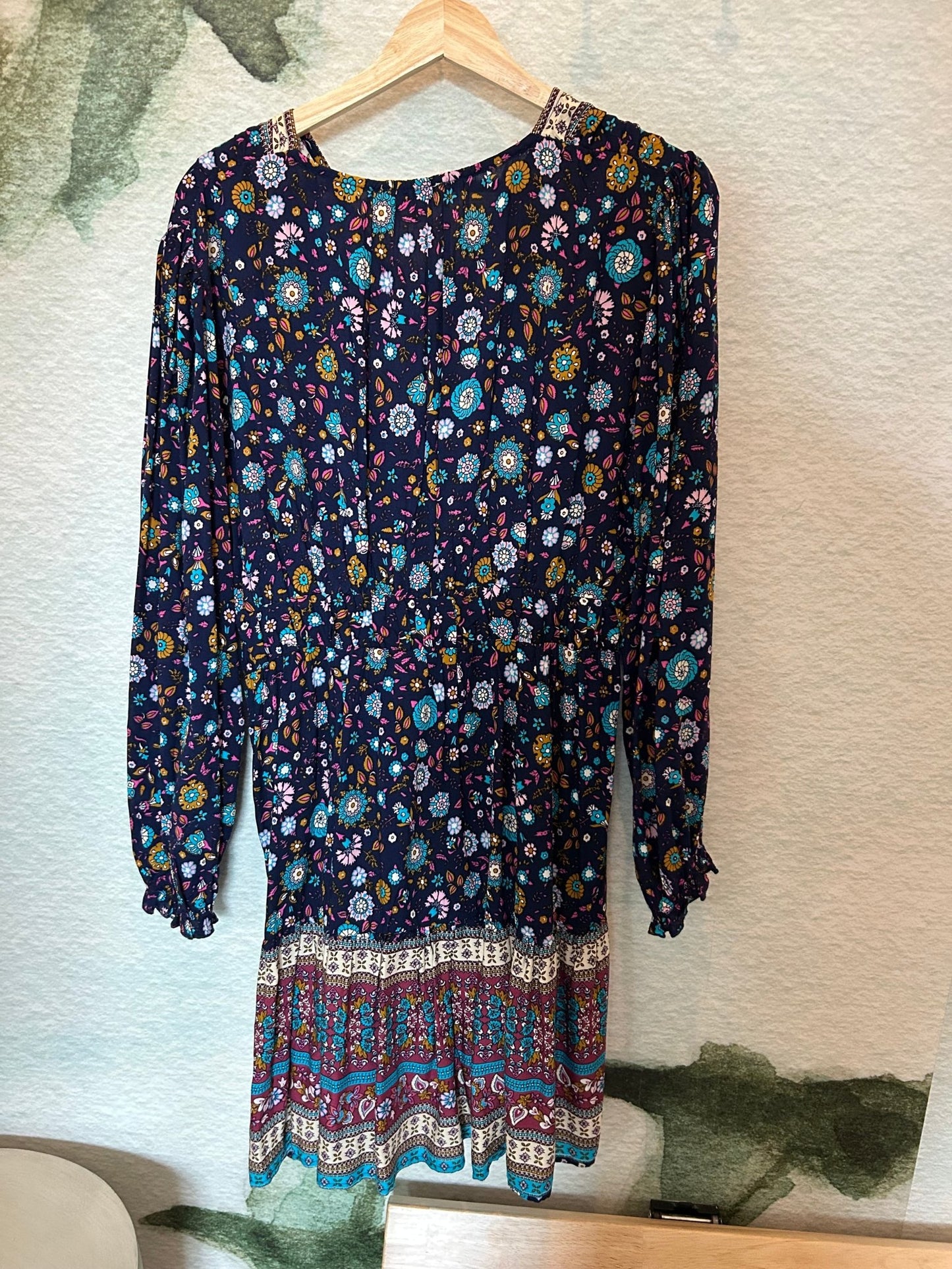 Preloved Umgee Floral Midi - SPARROW