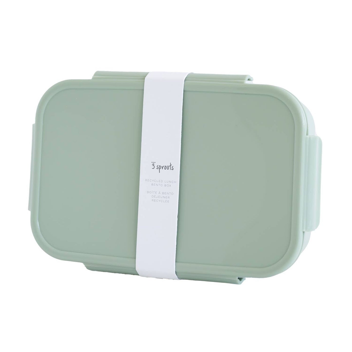 Recycled Plastic Bento Box: Green - SPARROW