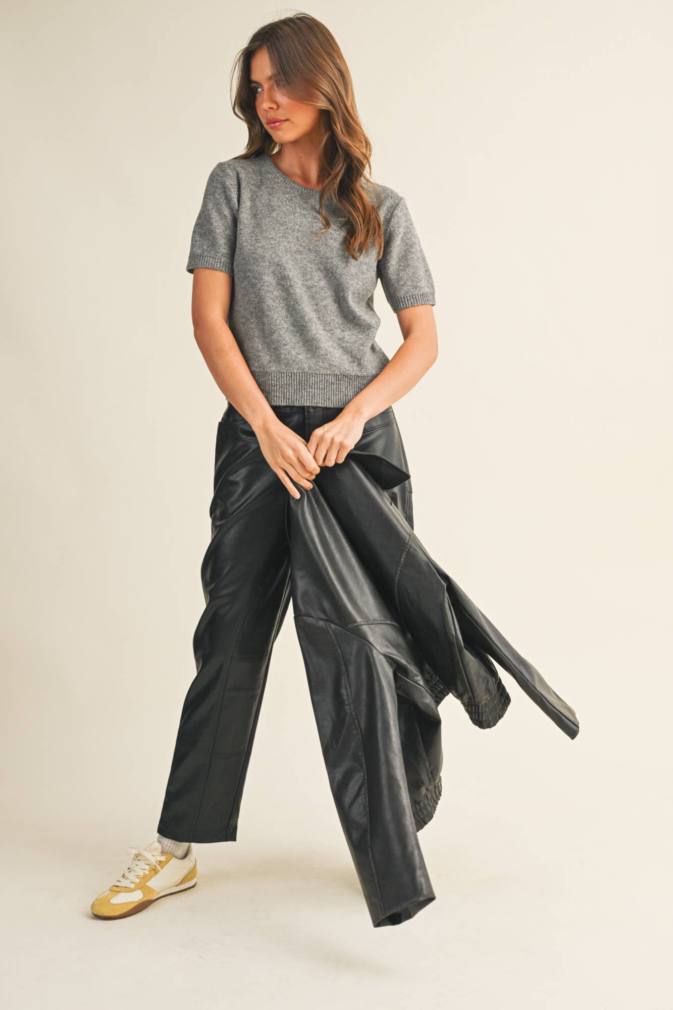 Reese Top - Grey - SPARROW