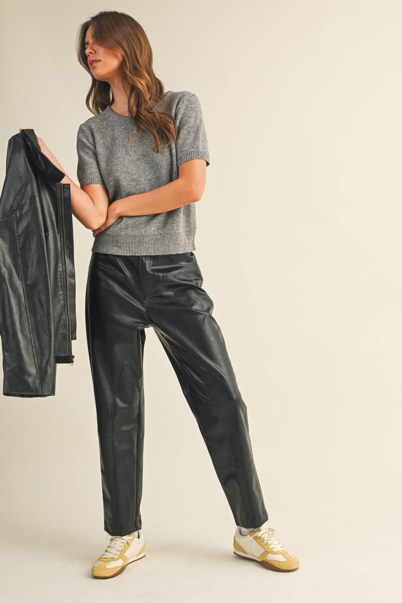 Reese Top - Grey - SPARROW